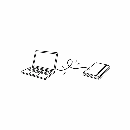 Line illustration accompanying the ownership writing