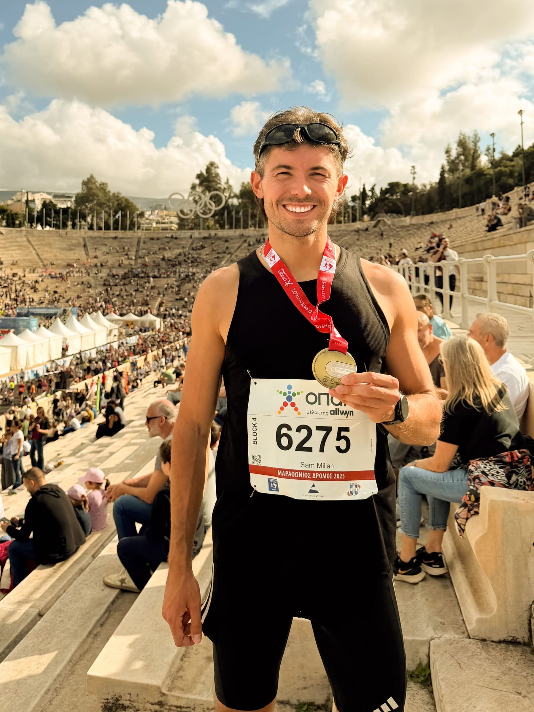 Athens Marathon 2025 finish