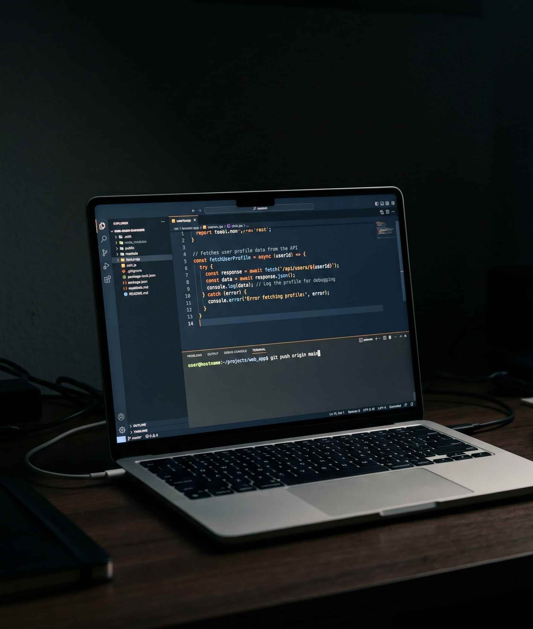 Code editor pushing to your own repo