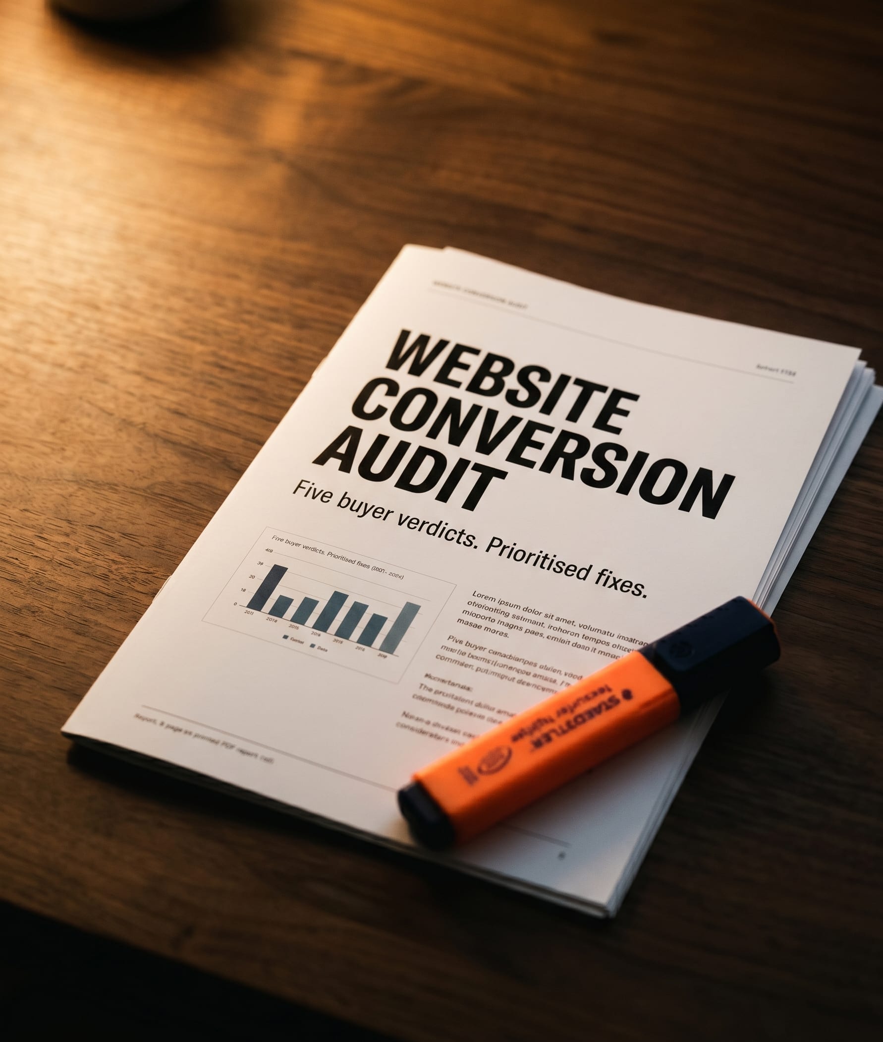 Printed audit report